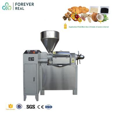 China Plant Semi-automatic Sunflower Oilseed Linseed Sesame Soybean Oil Pressers With Heating System for sale