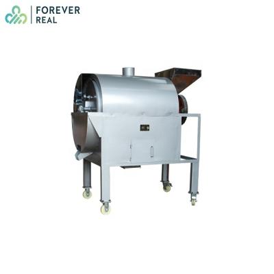 China Commercial Electric Air Rotisserie Nut Street Snack Factory Drum Peanut Rotary Roasting Machine for sale