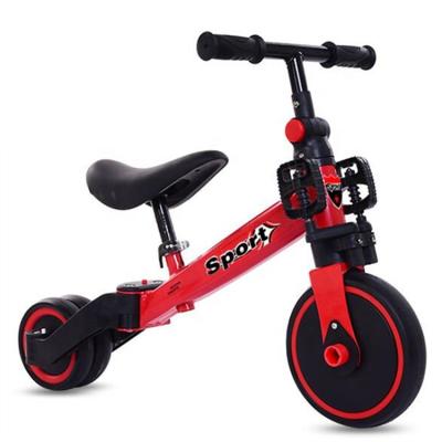 China Steel 3 Wheels 3 In 1 Kids Slide Balance Bicycle With PVC Pedal for sale