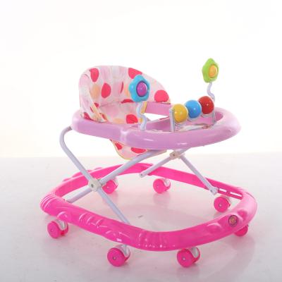 China Learn 2019 Height Adjustable China 8 Wheel Plastic Baby Walker Small Size for sale