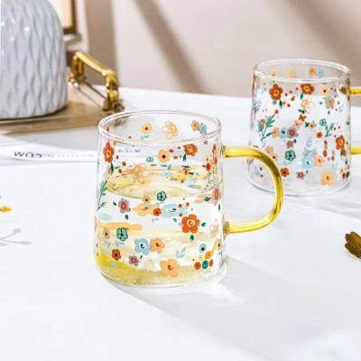 China Amazon Minimalist Hot Selling Jug Water Cup Set Dishwasher Safe Elegant Glass Colored Glass Water Pitcher Set for sale