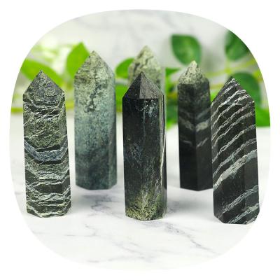 China Europe wholesale bulk crystal natural cuarzoss quartz stone open healing stones tower point zebra crystal stone for sale