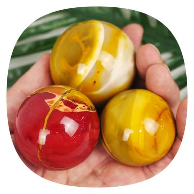 China Europe polished wholesale bulk crystal cuarzoss meditation egg yolk natural quartz stone open healing crystal balls spheres for sale