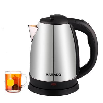 China 360 Degree Rotation Base Cheapest Stainless Steel 1.8L 1500W Electric Kettle Factory Directly for sale