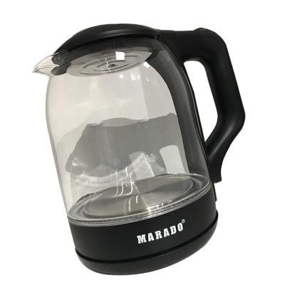 China 360 Degree Rotation Base Home Appliances 1.8L 1500w Good Quality Household Electric Glass Kettle for sale