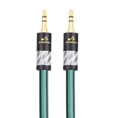 China Aux Phone Car Audio Cable OCC Male high fidelity to. Cable Car HiFi To Male Connection Audio Cable For Huawei Xiaomi for sale