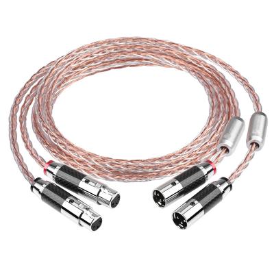 China DVD Player ATAUDIO HIFI Cable Large Purity OCC XLR And Silver Mixed 2XLR Male To Female Cable To Interconnect for sale