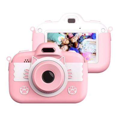 China New Arrival 3.0 Inch Touch Screen Kids Digital Camera For Children 1080P Mini Cartoon Video Camera for sale