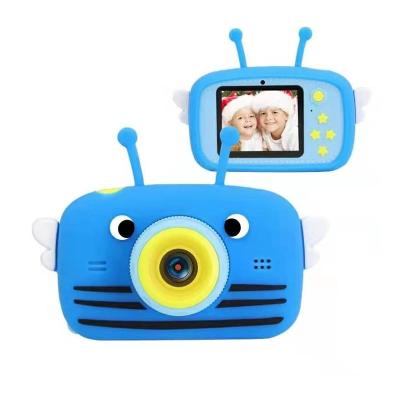 China About 5MP New Hot 2.0 Inch HD Cartoon Bee Case Kids Digital 5MP 720P Mini Video Child Camera for sale