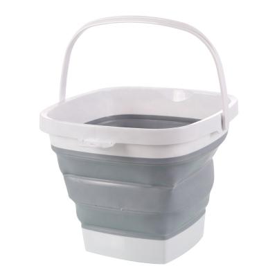 China 3L Water Container Space Saving Bucket Viable Collapsible Beach Bucket For Beach Camping Toy for sale