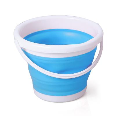 China Folding plastic water bucket for new style and popular viable for sale