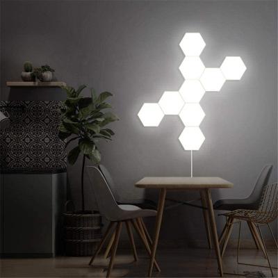 China Modern quantum touch sensitive magnetic honeycomb RGB nightlamp module hexagon led home wall light for sale