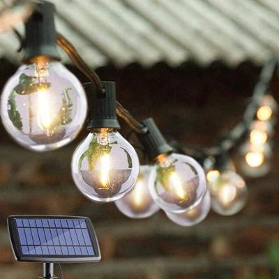 China String Light Outdoor Solar String Solar Power Outdoor Light String Lights 25ft 25 Led Bulbs Led Solar Light String for sale