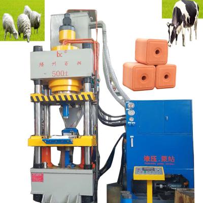 China Factory 315 tons hydraulic powder compacting press for livestock licking bricks for sale