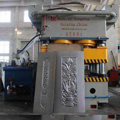 China Stamping Hydraulic Press Machine For Doors, Door Embossing Machine, Door Pressing Machine for sale