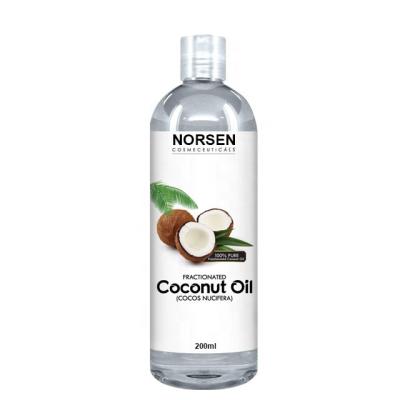 China Hot Sale Body Product 100% Pure Natural Organic Fractionated Coconut Oil for sale