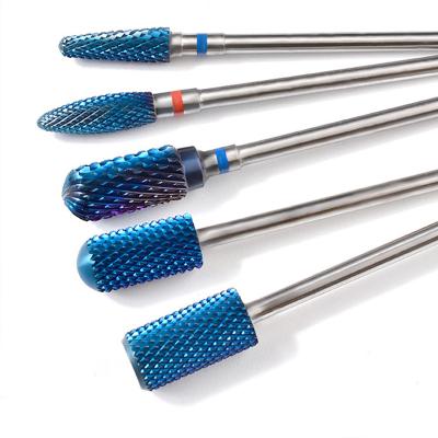 China Nail Salon Nail Salon 1pcs Tungsten Carbide Milling Cutter Deburrs Electric Nail Drill Bit Remove Acrylic Nail Drill Bit For Manicure for sale