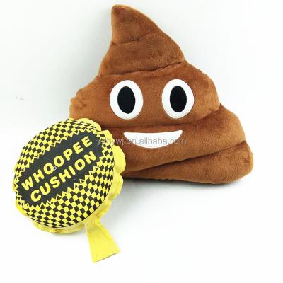 China Custom whoopee poo poo prank plush toy funny whoopee bag cushion for sale