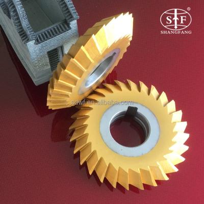 China Metal HSS D60mm Single Angle Milling Cutter With 55 Degree for sale