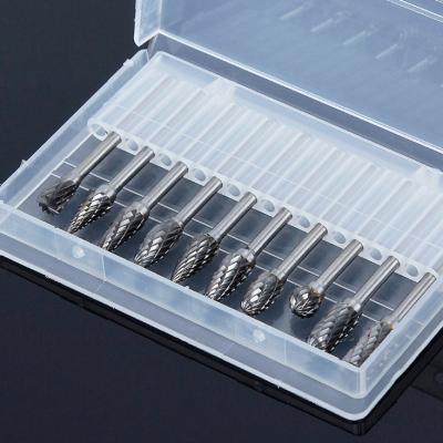 China Cylindrical Solid Carbide Tungsten Carbide Tools Tungsten Carbide Rotary Burrs Porting Set for sale