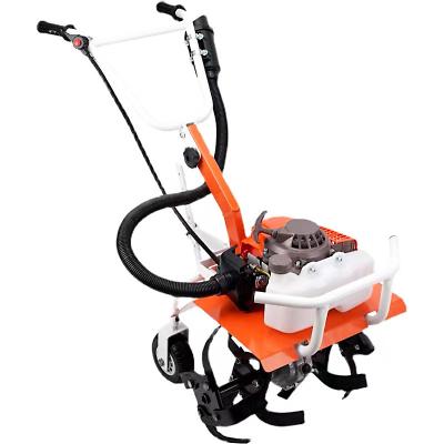 China Small Operation 9.8kw Gasoline Cultivator Mini Garden Farm Portable Multifunction Gasoline Cultivator Easy Loosening Weeding Rotary Tiller for sale