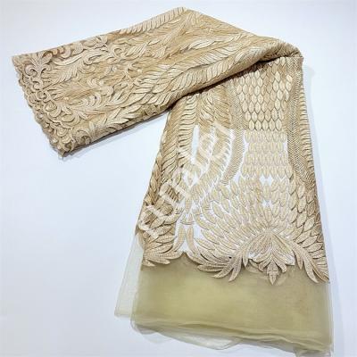 China High Quality Water Soluble Mesh Lace Fabric Custom Embroidery Comfortable Embroidery Factory Direct Selling Viable Style New for sale