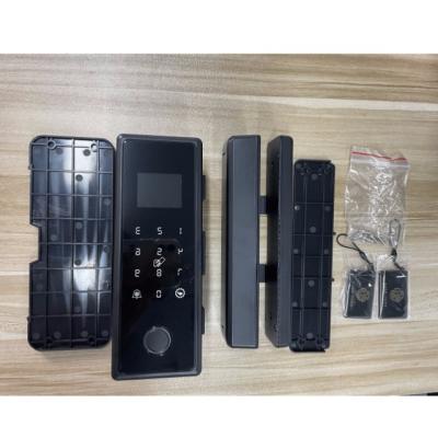 China Home Hotel Office Apartments Magnetic Card Password Key Battery Remote Electronic Digital Fingerprint Smart Glass Door Lock For Office/Hotel for sale