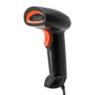 China ABS+PC Wired Handheld Portable Barcode Scanner Laser Barcode Reader 1D 2D QR Barcode Scanner for sale