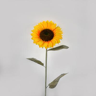 China Direct Touch Natural Plant Sunflowers Artificial Flower Silk Wedding Decor for sale