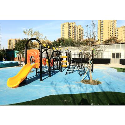 China Desire COWBOY Preschool Interactive Playground Slide and Swing Set Playground Exploring Game Set Outdoor for sale