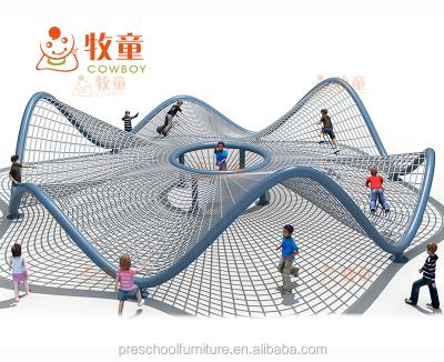 China Public Places Children Outdoor Playground Nets Rope Nets Outdoor Climbing Playground for sale