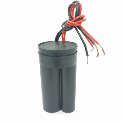 China CBB60 Household Washing Machine Motor AC Capacitor 12+5uf 12+6uf 14+6uf 450V 4 Lines Cable For Algeria Market for sale