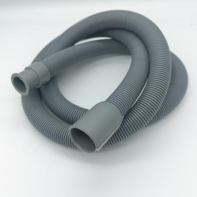 China Household Factory Sale Washing Machine Water Tube Drain Flexible Tubing Joint Drain PVC Outlet Hose 1.5m, 2.0m for sale