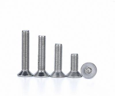 China DIN7991 Stainless Steel Flat Countersunk Head Socket Screws for sale