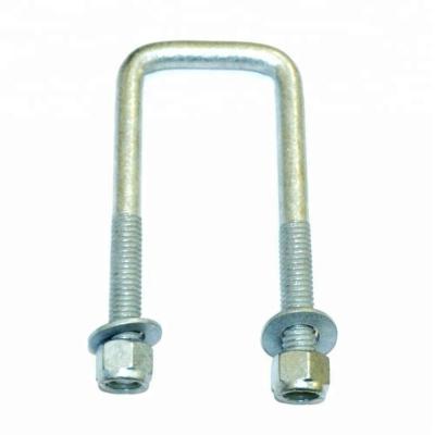 China Best selling square steel u-bolt din3570carbon square steel stainless steel 304 316 a2-70 a2-80 carbon steel u-bolt din3570carbon for sale