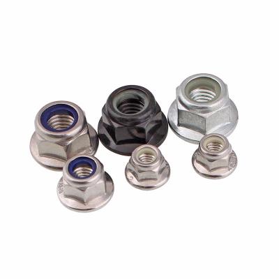 China Heavy Industry DIN985 ANSI Stainless Steel 18-8 304 A2 316 A4 Nylon Hex Lock Insert Nut for sale