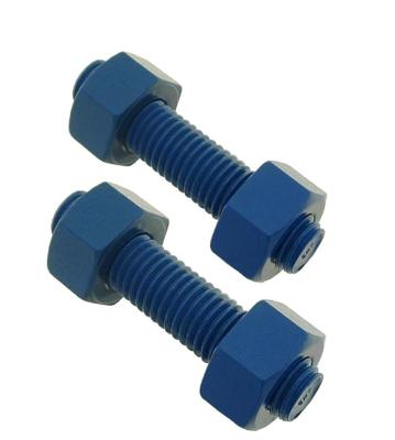 China Alloy Steel ASTM A193 GR B7 B16 L7 Threaded A194 GR 2h Rod And Hex Stud Bolt Nut for sale