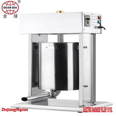 China food & Beverage factory electric sausage filler /electric sausage stuffer enema machine for sale yingxiao industrial&trade company 10/15/30 L for sale