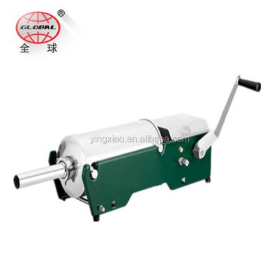 China HS-16PP Hotels horizontal sausage stuffer/16 lbs sausage filler /hot dog making machine for sale