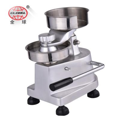 China HM-100 Easy Operation Manual Burger Press Meat Pie Maker Meat Pie Maker Hamburger Patty Forming Machine for sale