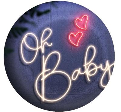 China LED Sign Ulalaza Acrylic Neon Sign Light On Baby Sign Night Lamps Home Office Gym Ambient Light Arena 5V USB Dimmable for sale