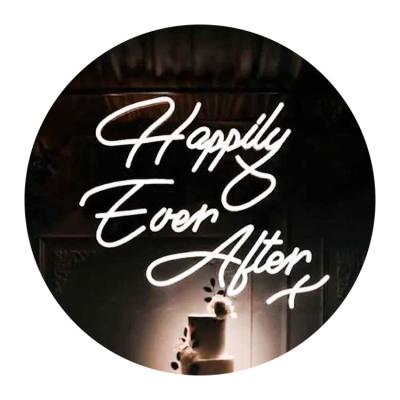 China Ulalaza LED Neon Sign Light Wedding 5V USB Dimmable Happily Ever After X Sign Acrylic Night Lamps Ambient Light Wedding 5V USB Dimmable for sale