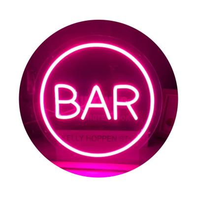 China Ulalaza LED Neon Sign Light Bar Acrylic Night Lights Sign Ambient LED Sign Light With Acrylic Base 5V USB Dimmable for sale