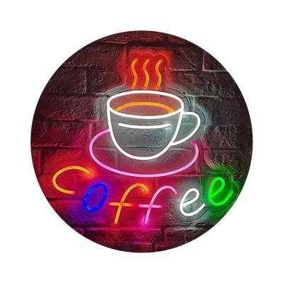 China Ulalaza LED Neon Sign Cafe Bar Light Restaurant 5V USB Dimmable Acrylic Night Lights Sign Coffee Shop Neon Sign for sale