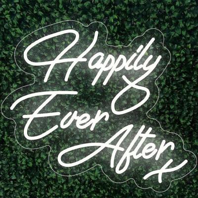 China Happliy Forever X LED Sign Neon Lamp Ulalaza LED Sign Home Bedroom 5V USB Acrylic Night Lights for sale