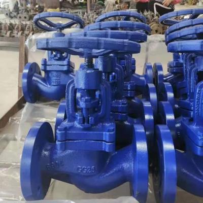 China Lowest Price DIN General Cast Iron Bellows Globe Valve for sale