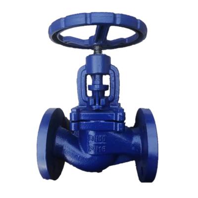 China General DIN3356 GG25 PN16 CAST IRON BELLOW BALL VALVE PN16 for sale