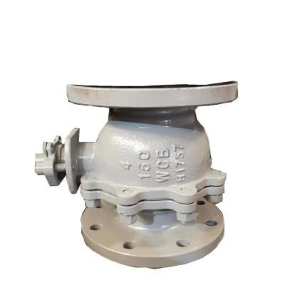 China 2-PC Flange End 10K ISO5211-Direct Mount Pad General Floating Ball Valve for sale