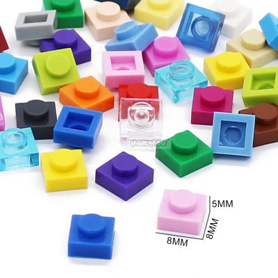 China Construction Toy MOC Plastic Part 3024 Plate 1*1 Dot Pixel Art Accessories Education Toys For Kids Building Block Bricks Low MOQ Customized for sale