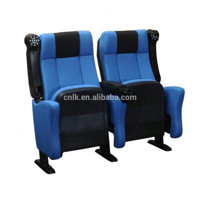 China Modern comfortable theater chair with firm cup holder for sale